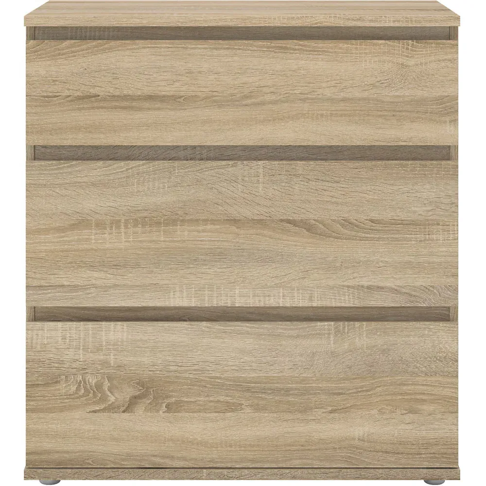 Florence 3-Drawer Chest of Drawers - Oak