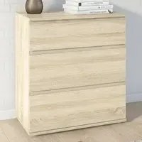 Florence 3-Drawer Chest of Drawers - Oak