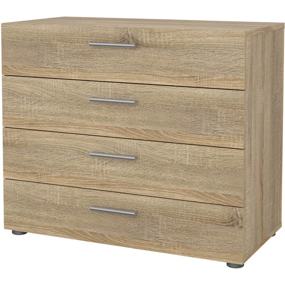 Florence 4-Drawer Chest of Drawers - Oak