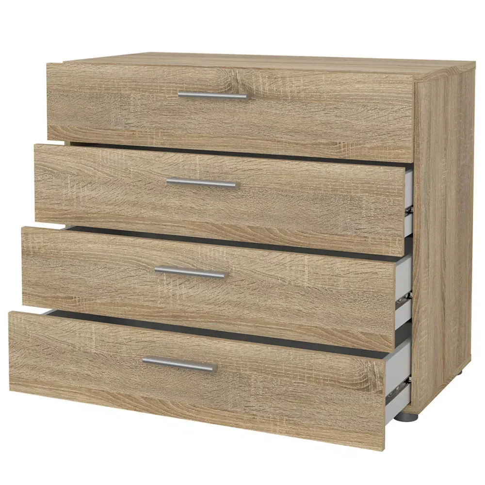 Florence 4-Drawer Chest of Drawers - Oak