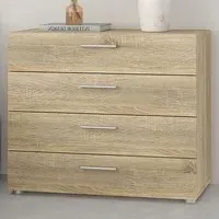 Florence 4-Drawer Chest of Drawers - Oak