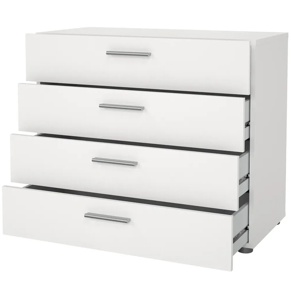 Florence 4 Drawer Chest of Drawers - White