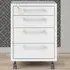 Florence 4 Drawer Mobile Cabinet - White
