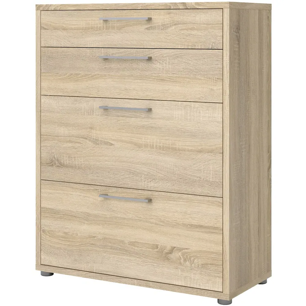 Florence 4 Drawer Office Storage - Oak