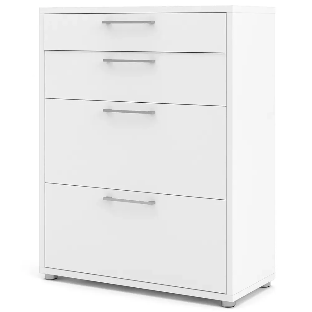 Florence 4 Drawer Office Storage - White
