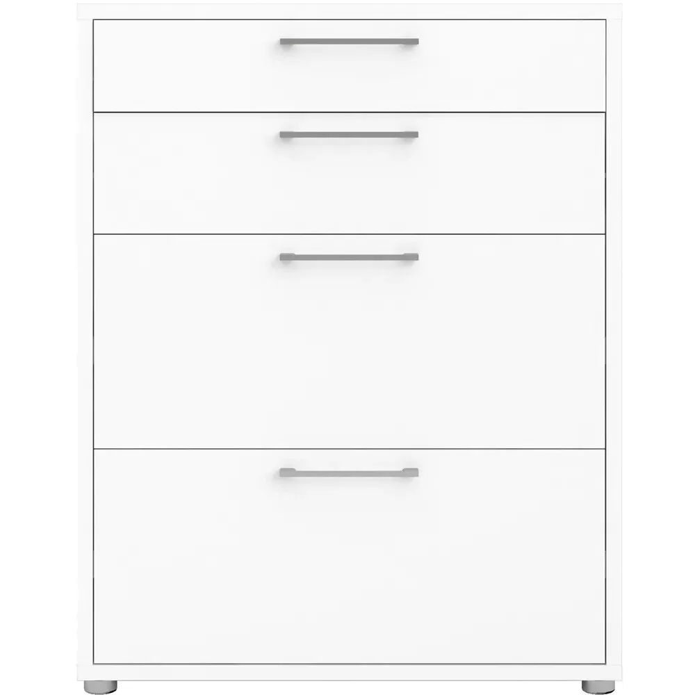 Florence 4 Drawer Office Storage - White