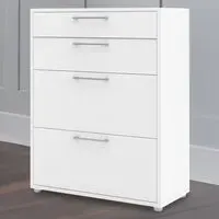 Florence 4 Drawer Office Storage - White