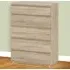Florence 5-Drawer Chest of Drawers - Oak