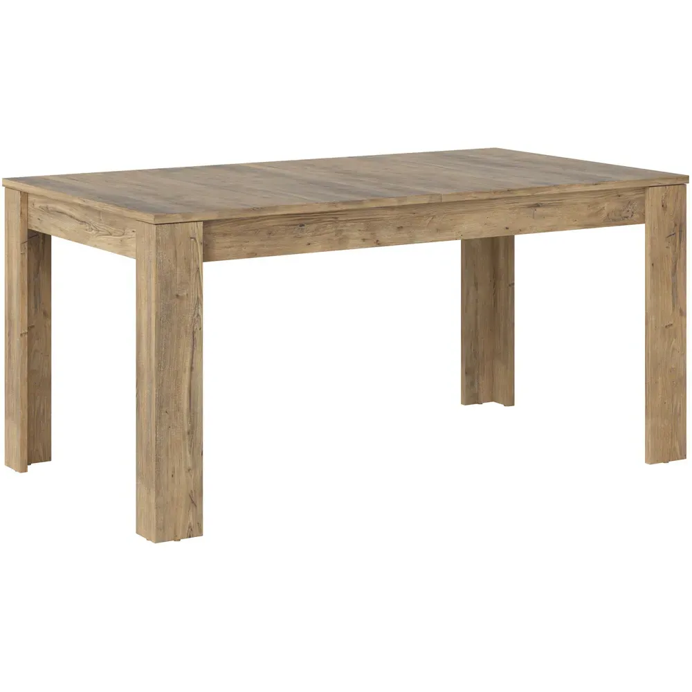 Florence 6 Seater Extending Dining Table - Brown