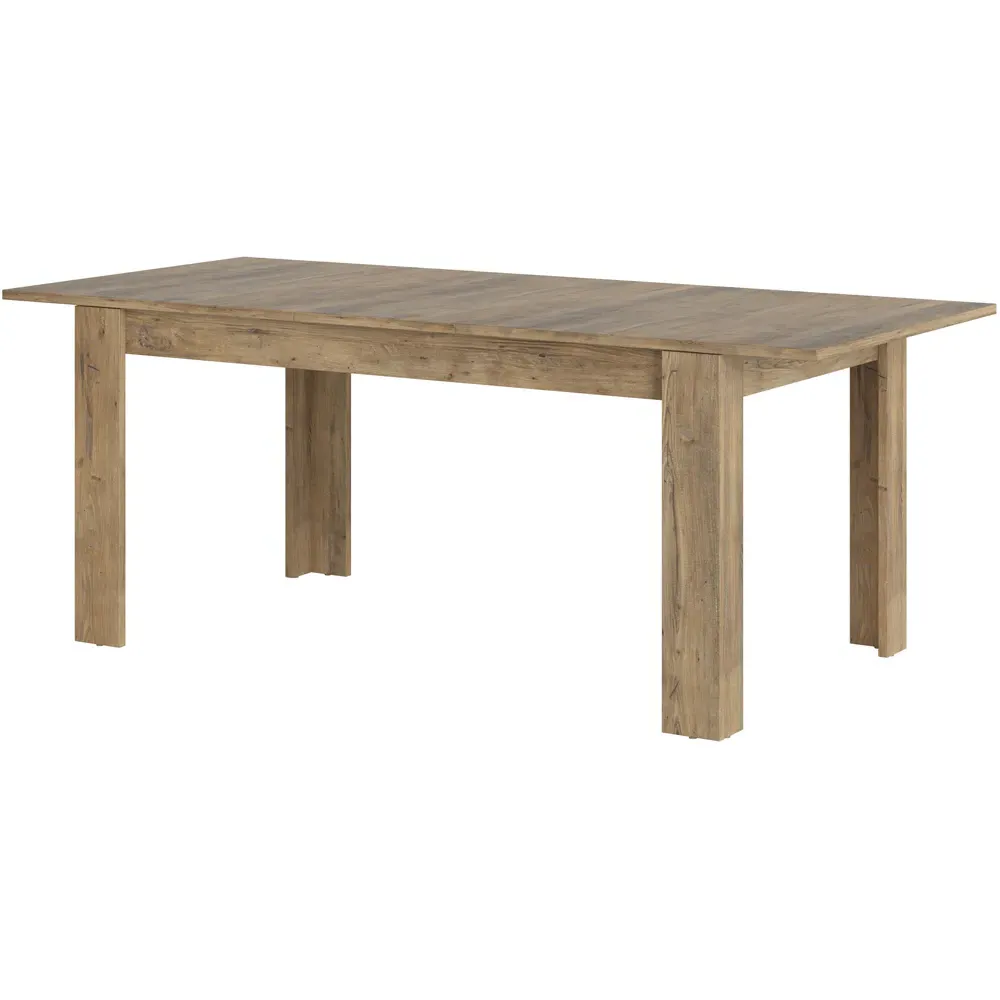 Florence 6 Seater Extending Dining Table - Brown