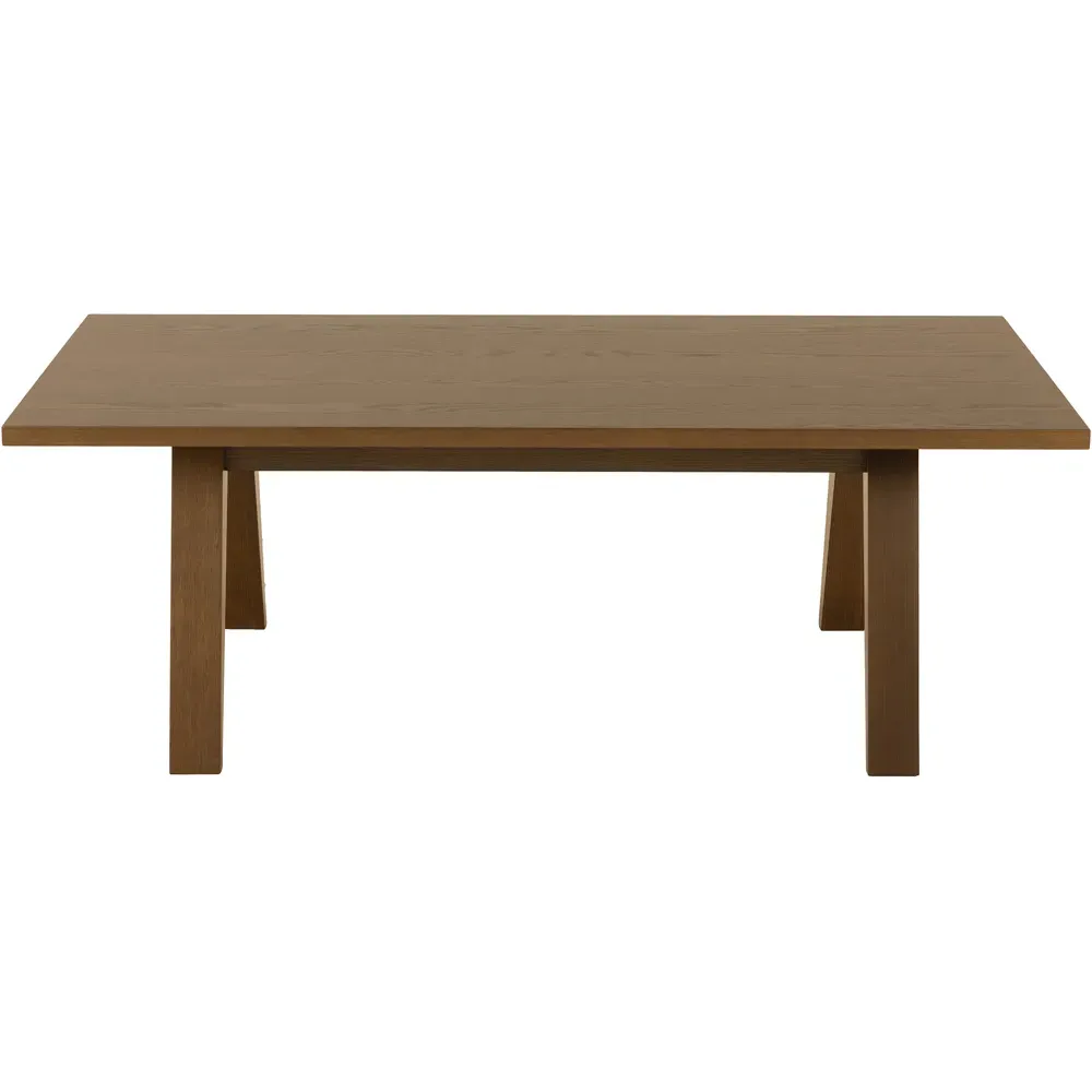 Florence A Line Rectangular Coffee Table - Brown, Oak