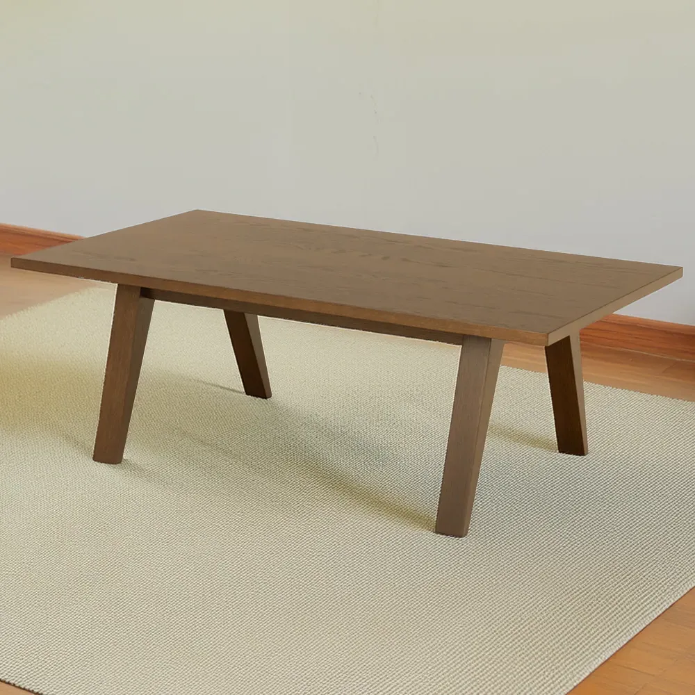 Florence A Line Rectangular Coffee Table - Brown, Oak