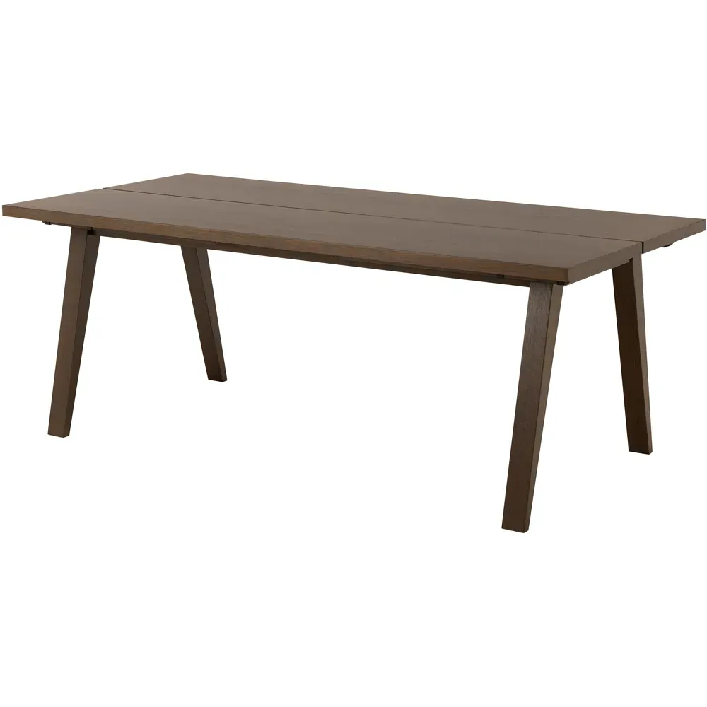 Florence A Line Rectangular Dining Table Extendable - Brown, Oak
