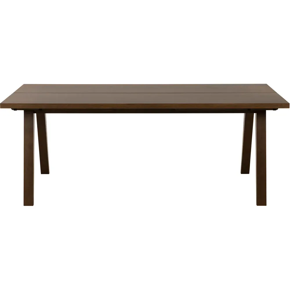 Florence A Line Rectangular Dining Table Extendable - Brown, Oak