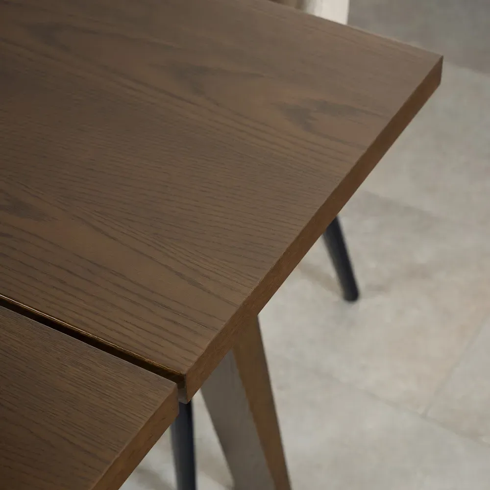 Florence A Line Rectangular Dining Table Extendable - Brown, Oak