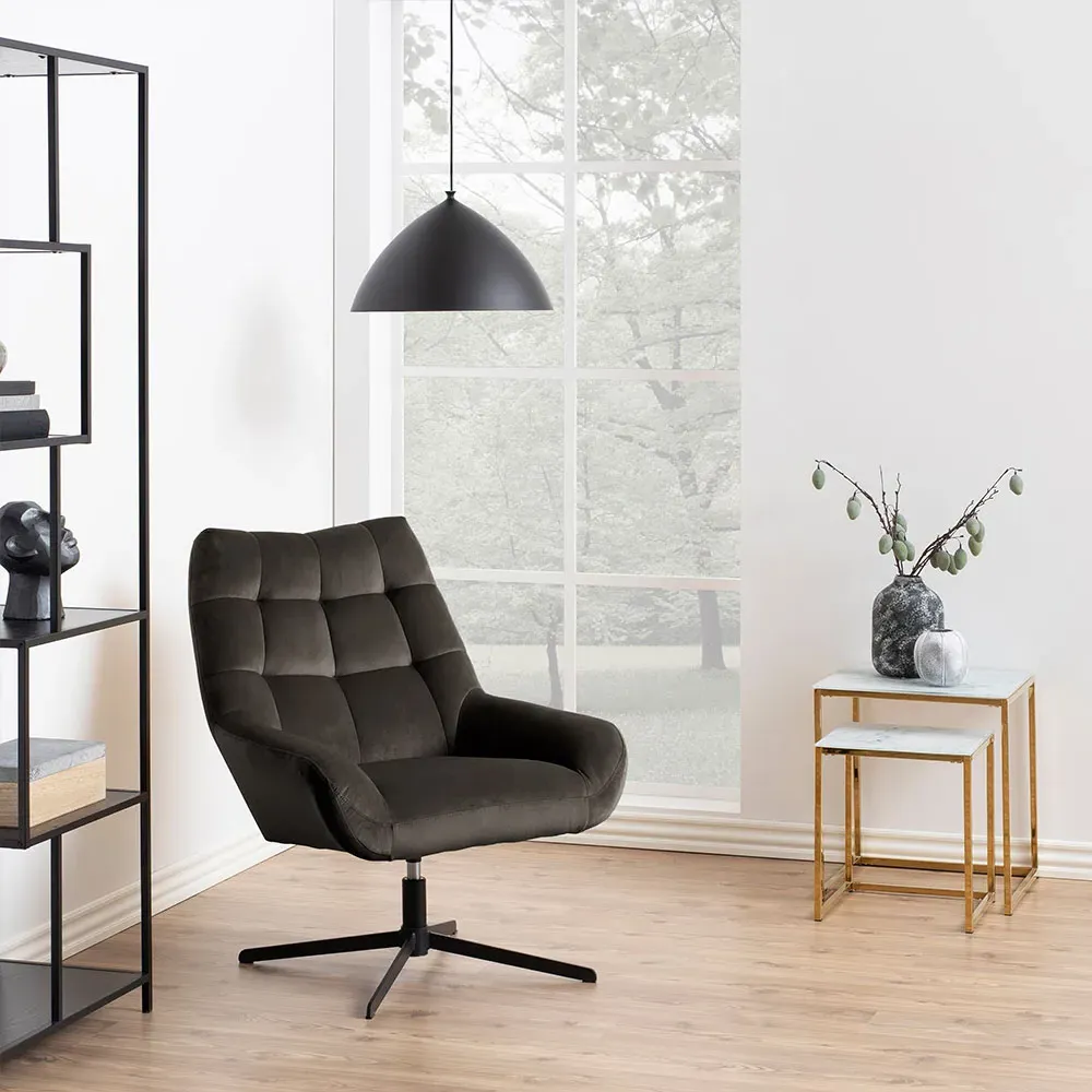 Florence Alisma Nest of Tables Set - White, Glass