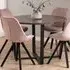 Florence Amble 4-Seater Round Dining Table - Brown, Melamine