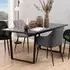 Florence Amble 6 Seater Dining Table - Black