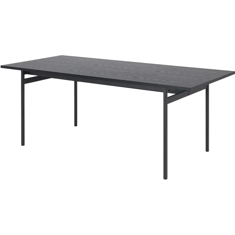 Florence Angus 6-Seater Dining Table - Black
