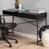 Florence Angus Single Door Office Desk - Black