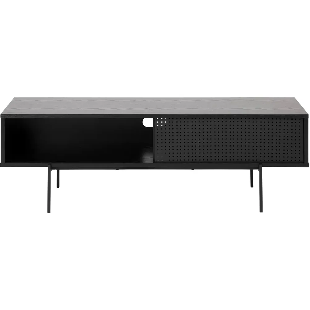 Florence Angus Single Door TV Unit - Black
