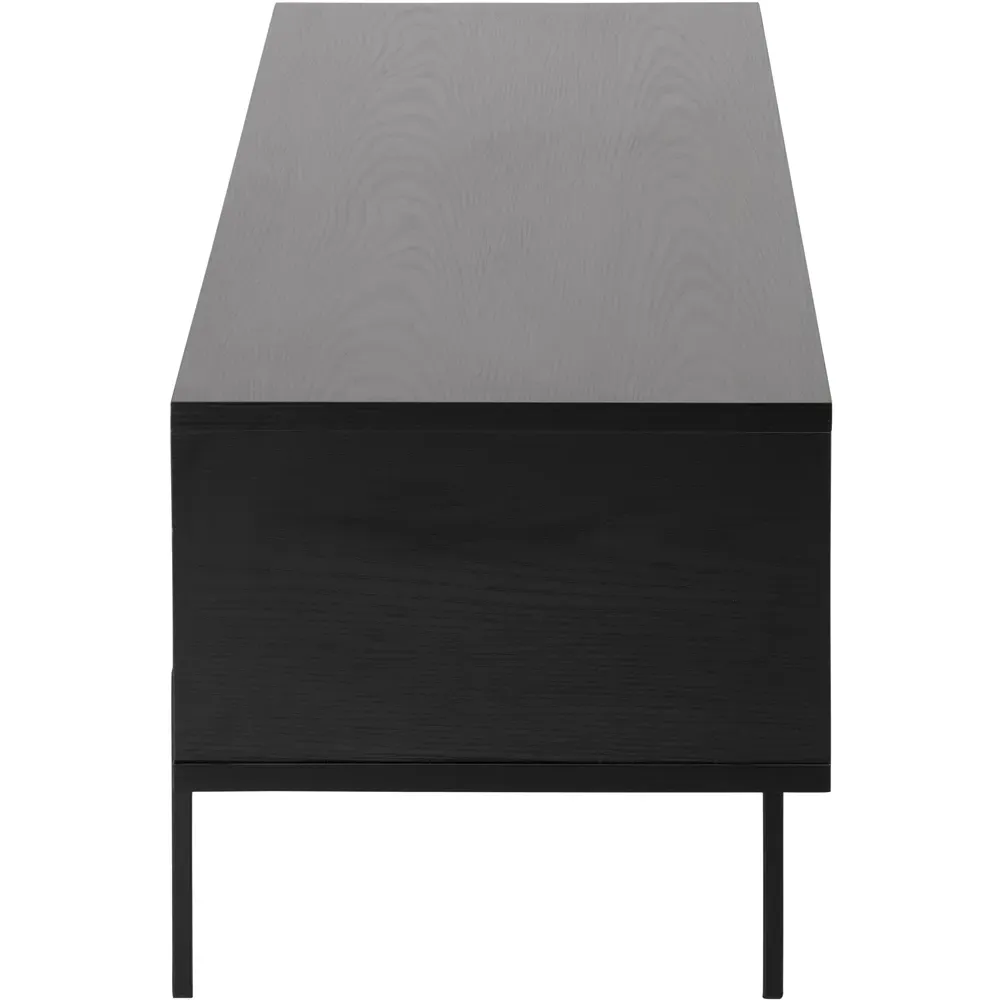 Florence Angus Single Door TV Unit - Black