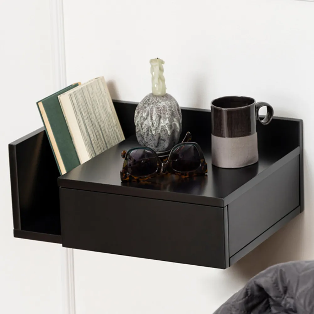Florence Ashlan Bedside Table - Black image