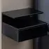 Florence Ashlan Single Drawer Bedside Table - Black