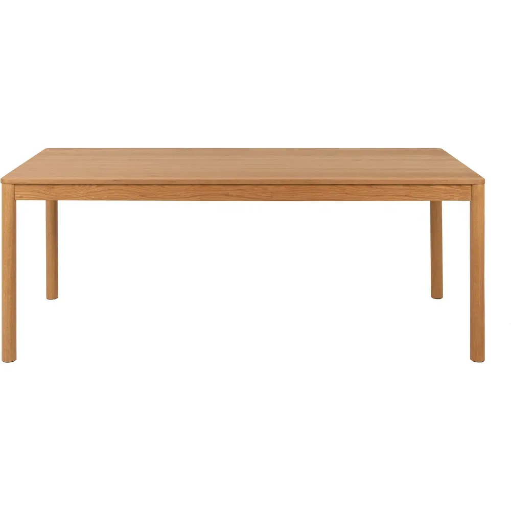 Florence Atlantic 8-Seater Dining Table with Extension - Brown, Oak