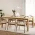 Florence Atlantic 8-Seater Dining Table with Extension - Brown, Oak