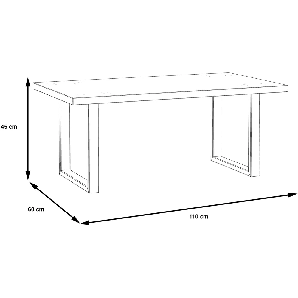 Florence Atlantic Coffee Table - Brown, Oak