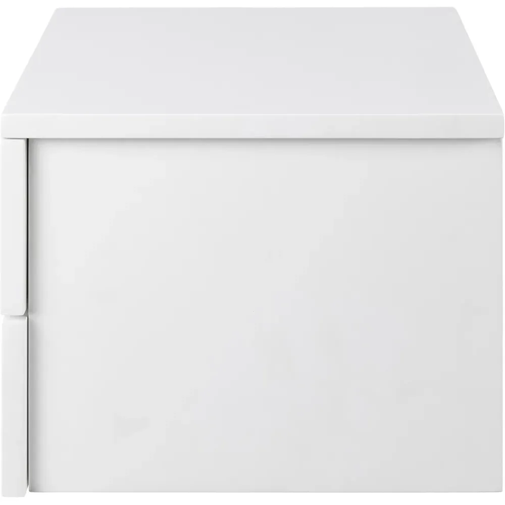 Florence Avignon 2 Drawer Bedside Table - White