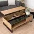 Florence Azalea Lift Up Coffee Table - Black, Oak