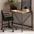 Florence Bahamas Office Desk - Black, Oak