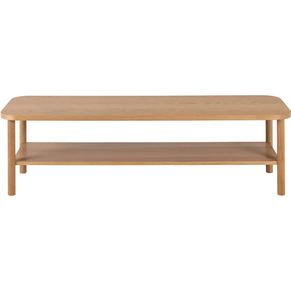 Florence Banbury Rectangular Coffee Table - Brown, Oak