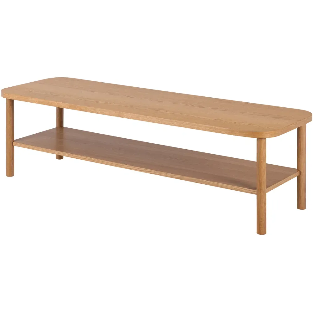 Florence Banbury Rectangular Coffee Table - Brown, Oak