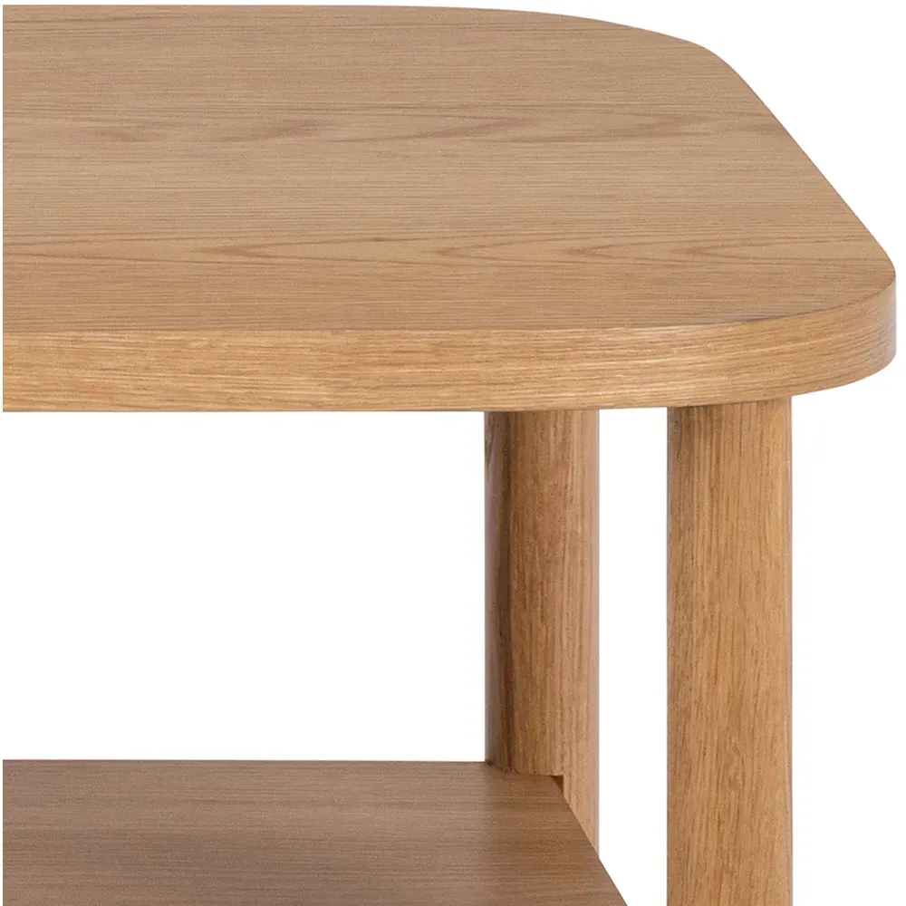 Florence Banbury Rectangular Coffee Table - Brown, Oak