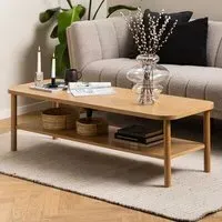 Florence Banbury Rectangular Coffee Table - Brown, Oak