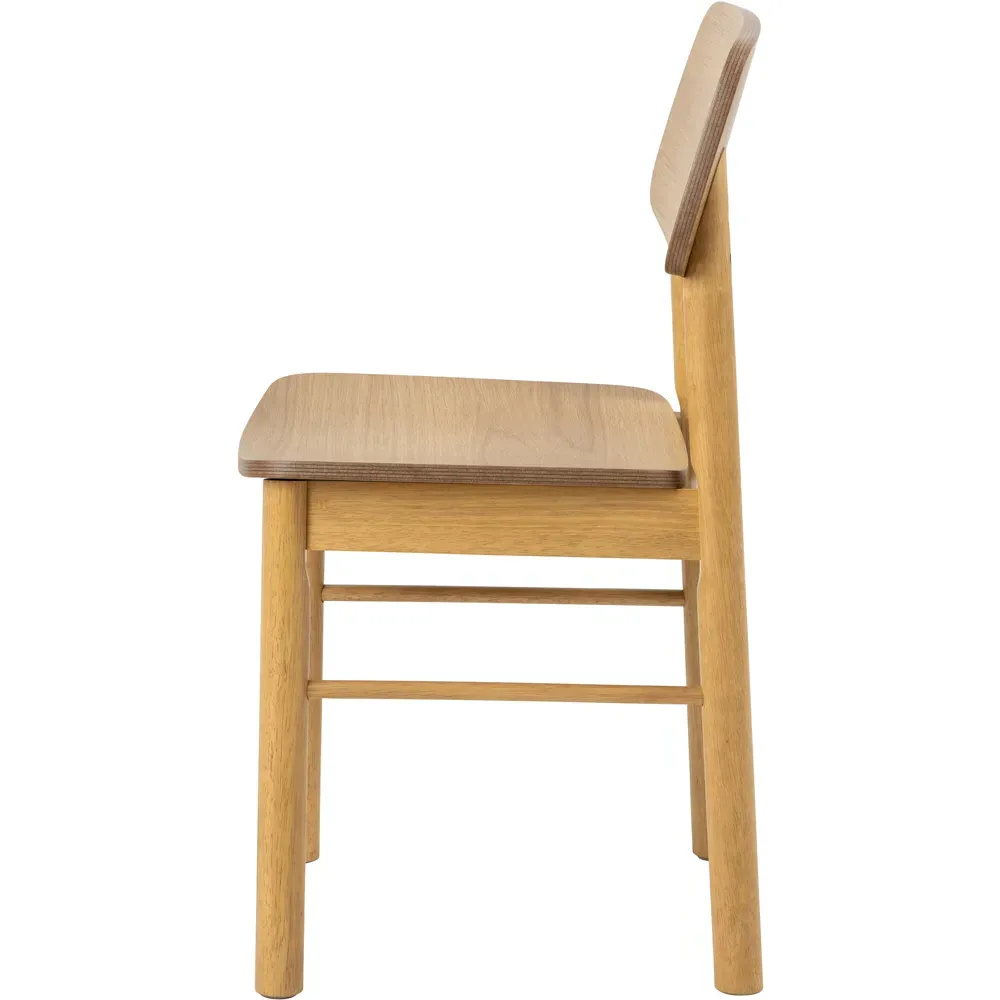 Florence Barlow Set of 2 Dining Chair - Brown, Oak