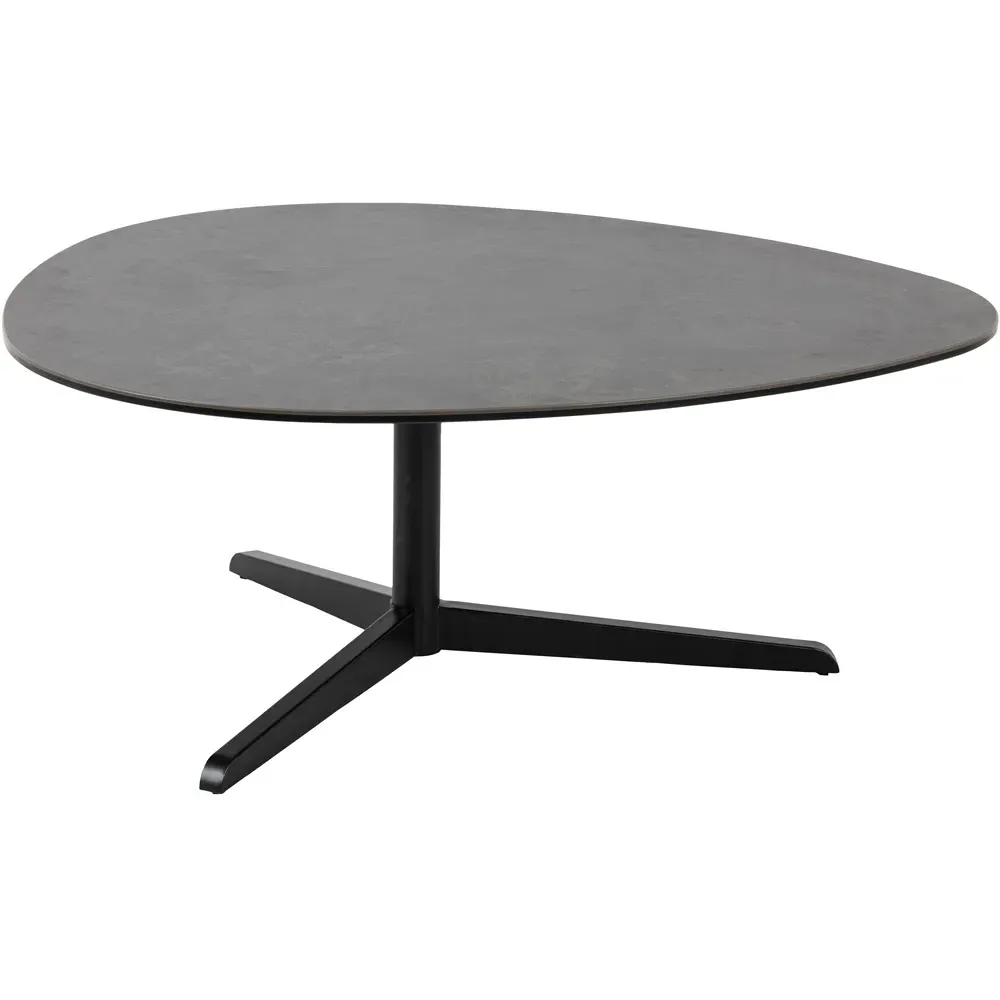 Florence Barnsley Plectrum Coffee Table - Black, Ceramic