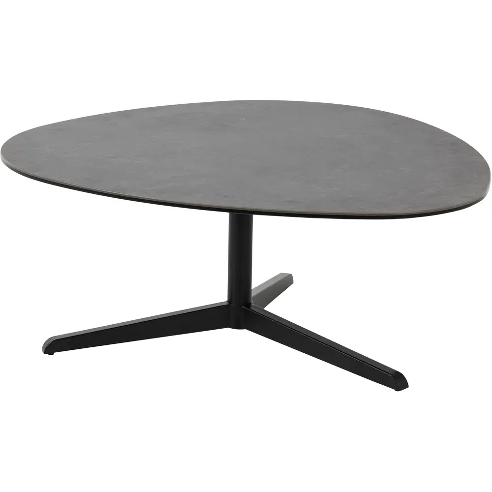 Florence Barnsley Plectrum Coffee Table - Black, Ceramic