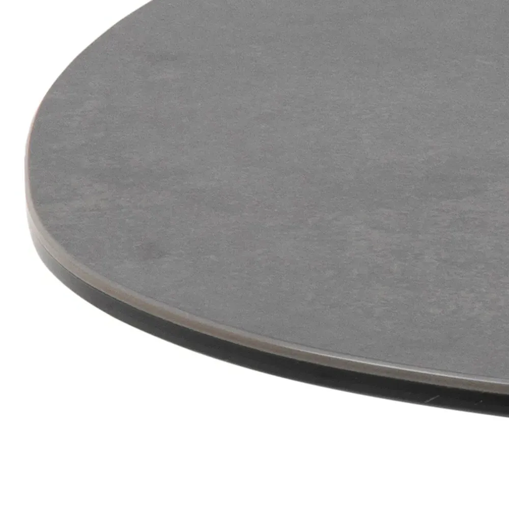 Florence Barnsley Plectrum Coffee Table - Black, Ceramic