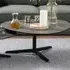 Florence Barnsley Plectrum Coffee Table - Black, Ceramic