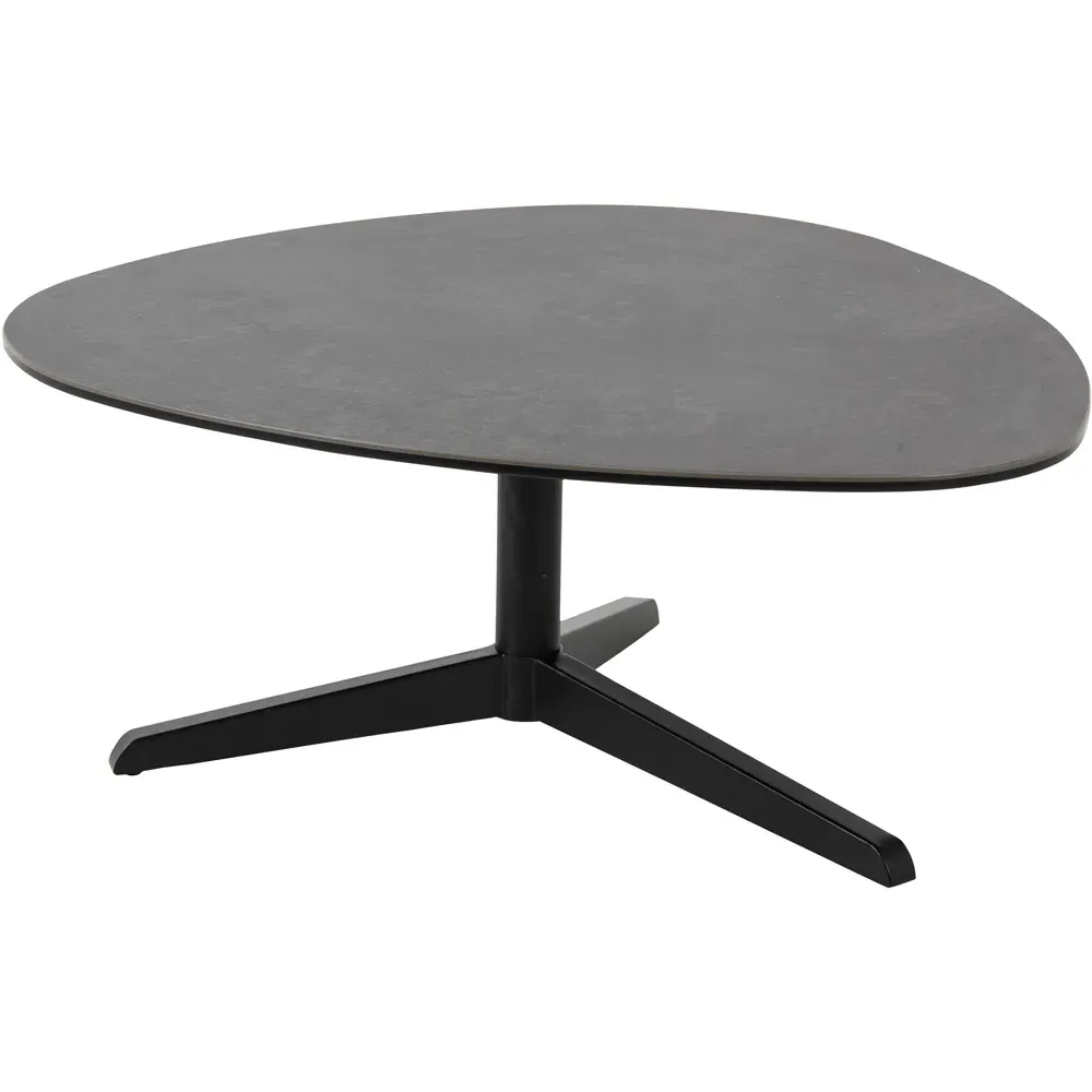 Florence Barnsley Plectrum Coffee Table - Black, Ceramic