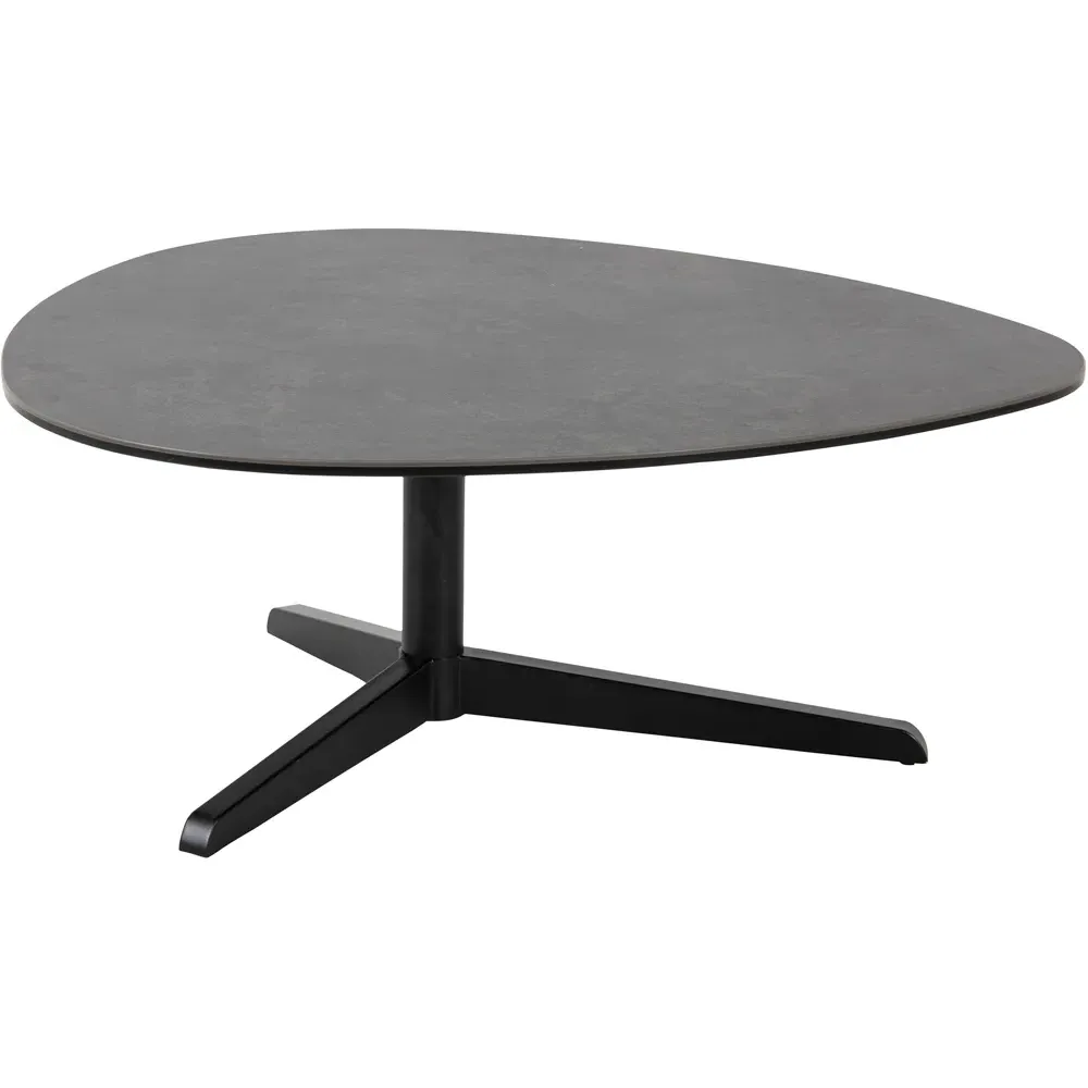 Florence Barnsley Plectrum Coffee Table - Black, Ceramic