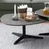 Florence Barnsley Plectrum Coffee Table - Black, Ceramic
