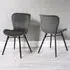 Florence Batilda Set of 2 Dining Chairs - Grey