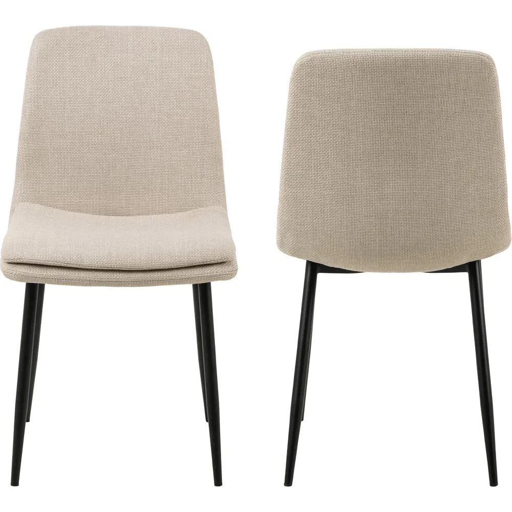 Florence Becca Set of 4 Dining Chairs - Beige