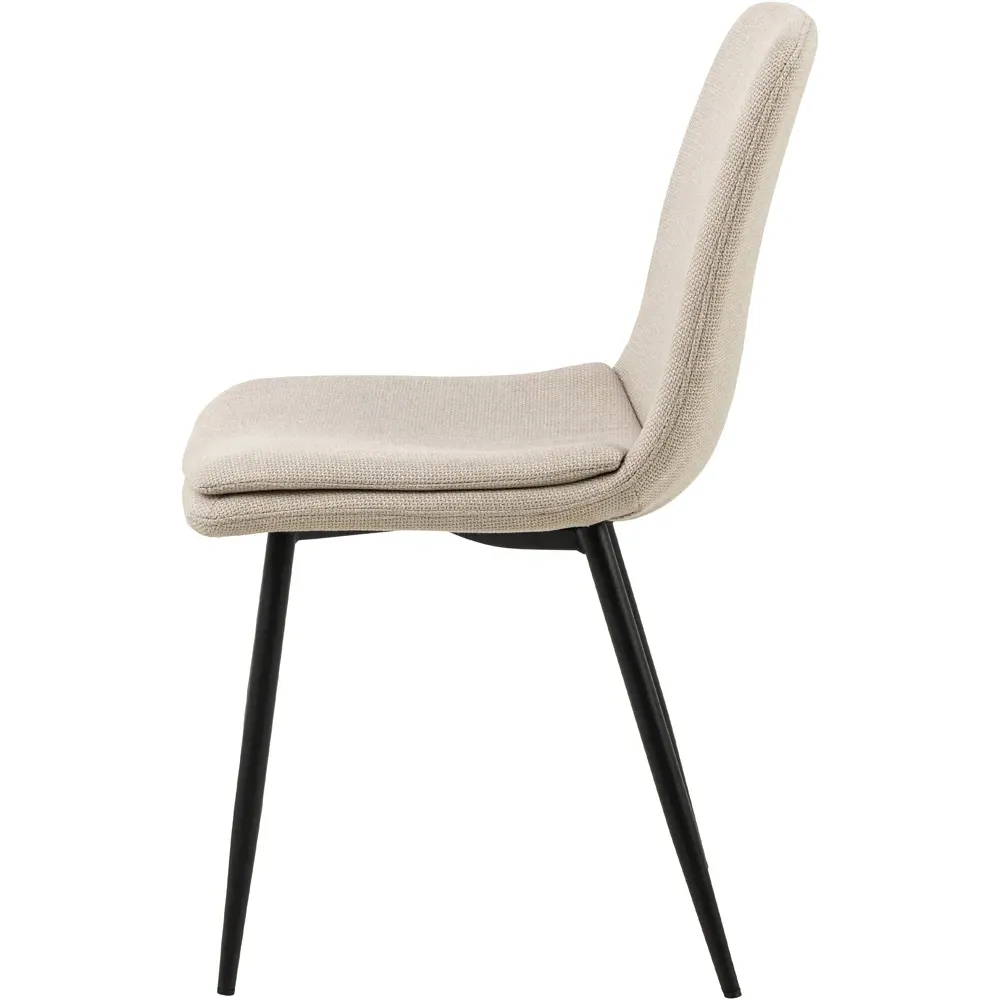 Florence Becca Set of 4 Dining Chairs - Beige