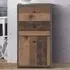 Florence Best Single Door Storage Chest - Grey, Wood